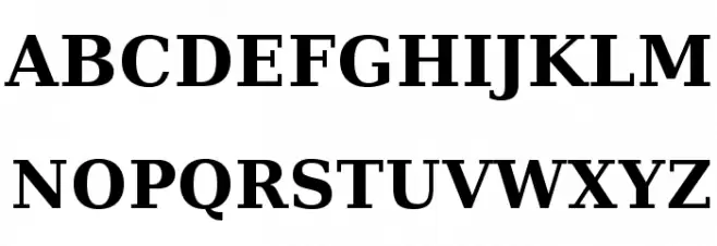 Verana-Bold Font UPPERCASE