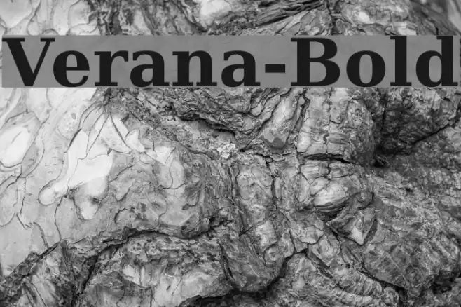Verana-Bold Font examples