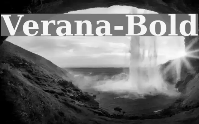 Verana-Bold Font examples