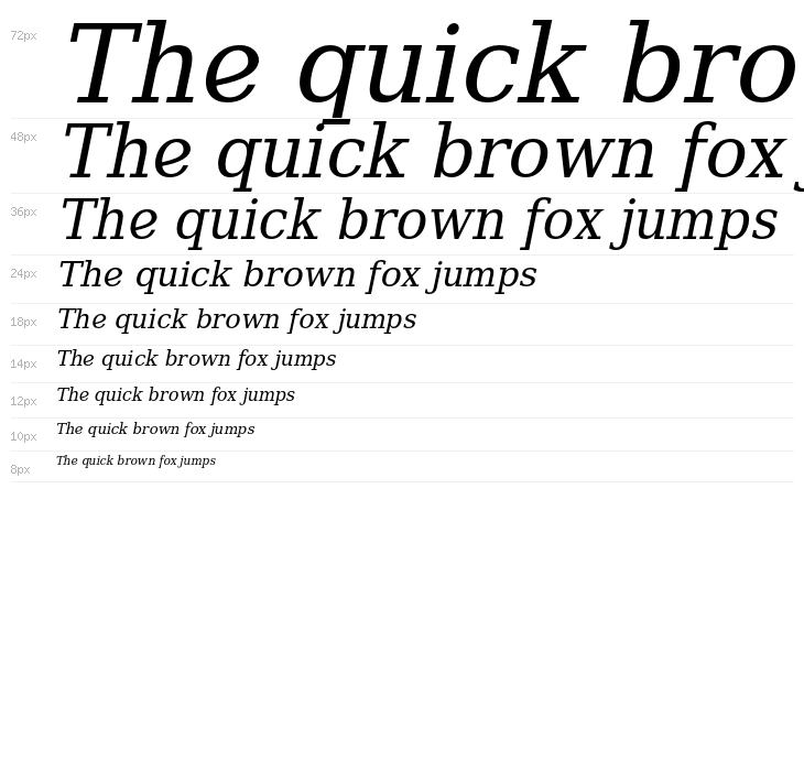 Verana-Italic Waterfall