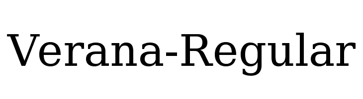Verana-Regular Font