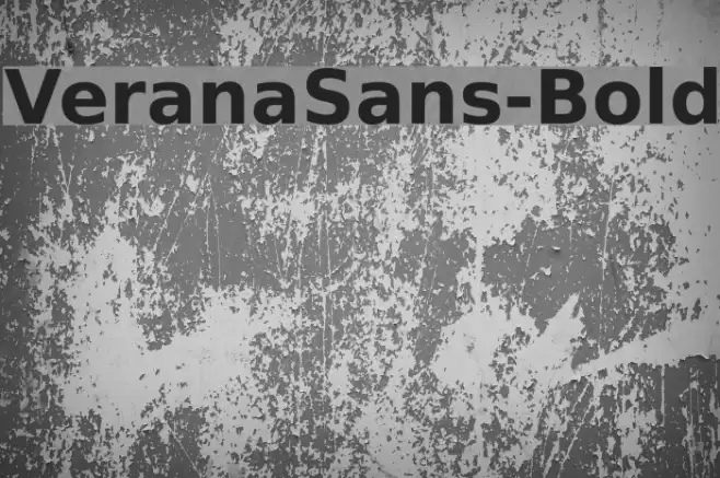 VeranaSans-Bold Font examples