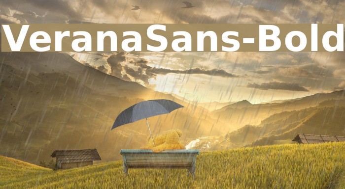 VeranaSans-Bold Font examples