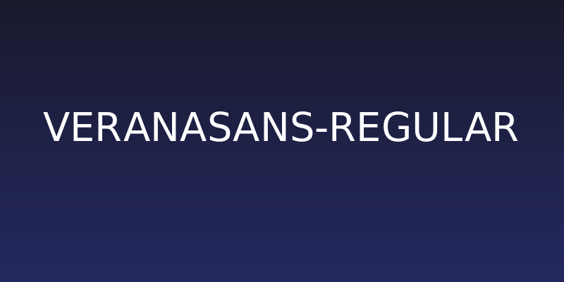 VeranaSans-Regular Social Header