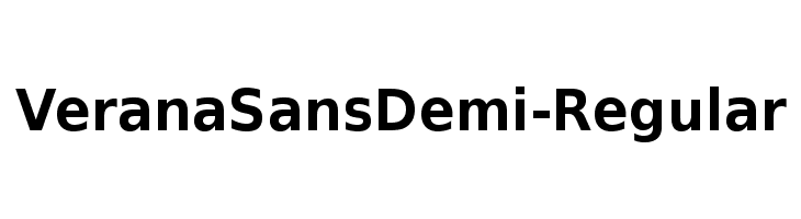 VeranaSansDemi-Regular Font