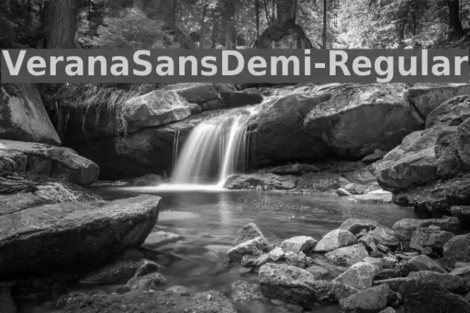 VeranaSansDemi-Regular Font examples