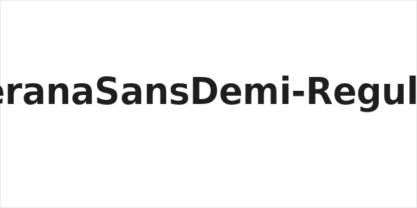 VeranaSansDemi-Regular Logo