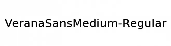 VeranaSansMedium-Regular  font caratteri gratis