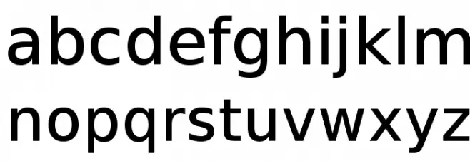 VeranaSansMedium-Regular Шрифта строчной