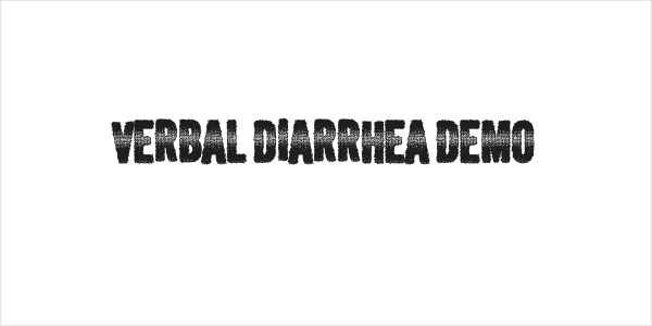 Verbal Diarrhea DEMO Logo