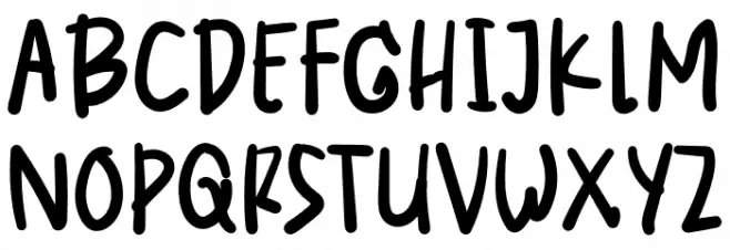 Verbally 字体 大写
