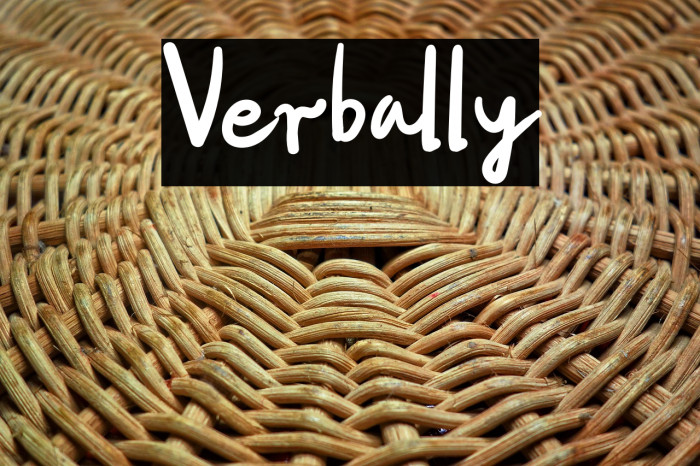 Verbally Example 3