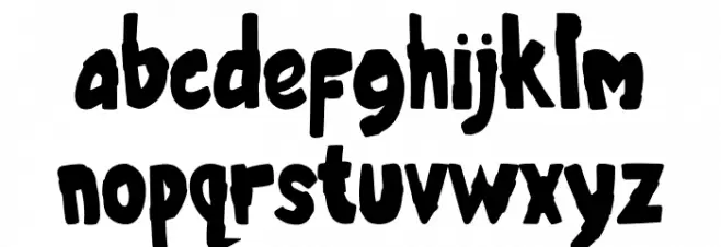 Verband फ़ॉन्ट लोअरकेस