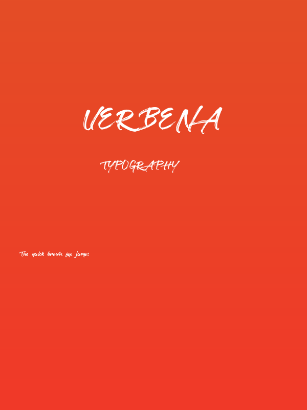 Verbena Poster