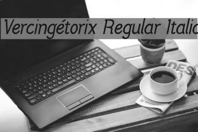 Vercingétorix Regular Italic Font examples