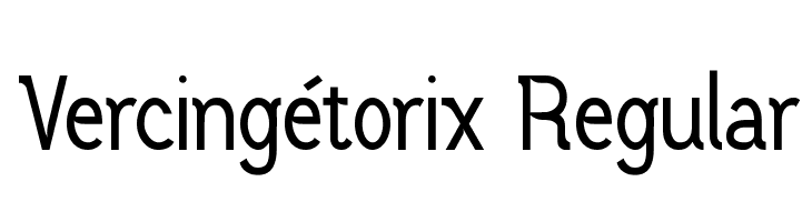 Vercingétorix Regular  font caratteri gratis