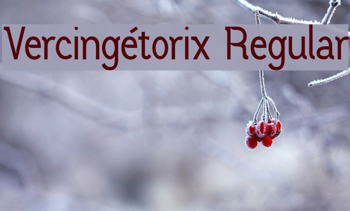 Vercingétorix Regular Font examples