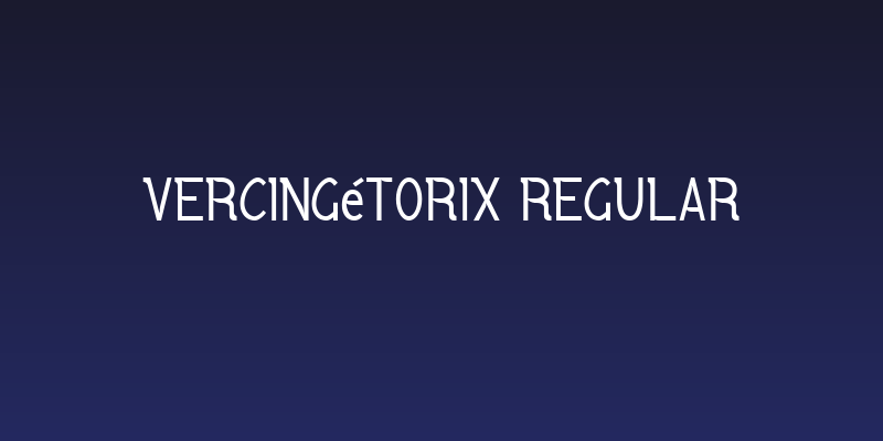 Vercingétorix Regular Social Header