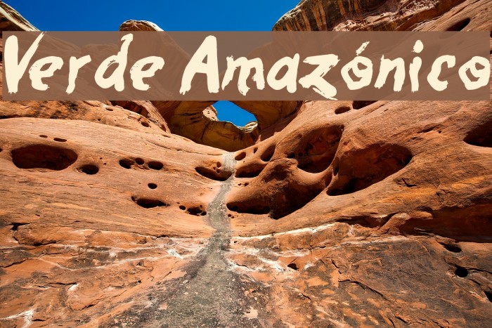 Verde Amazónico Font examples