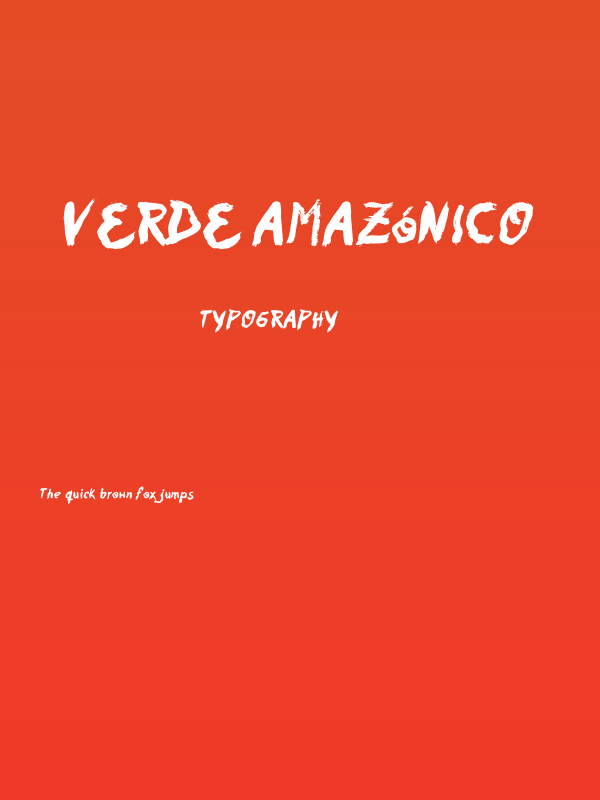 Verde Amazónico Poster
