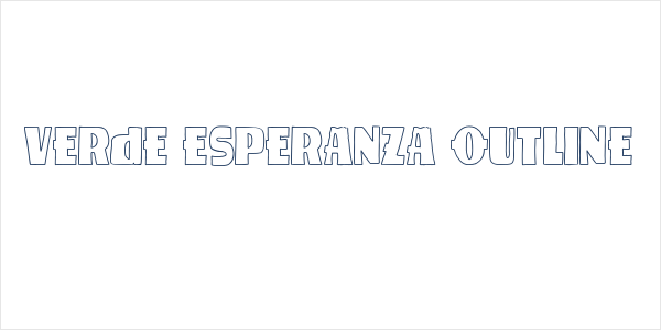 Verde Esperanza Outline Logo