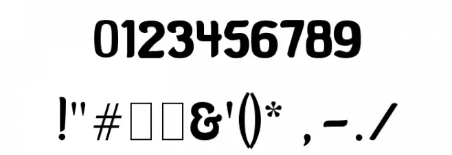 Verde Sans Neue - personal use Font OTHER CHARS