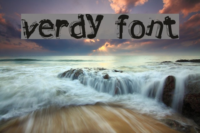 Verdy Font examples