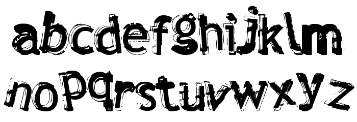 Verdy Font LOWERCASE