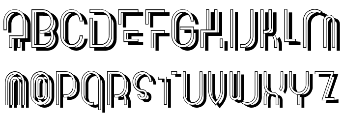 Verge Paper 3D Regular Font OTHER CHARS