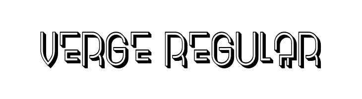 Verge Regular  Fuentes Gratis Descargar