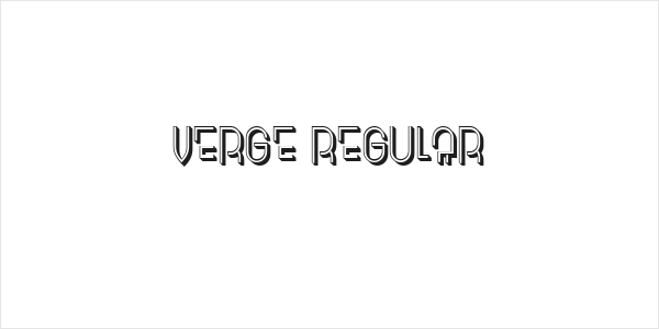 Verge Regular Logo
