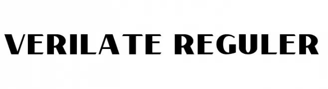 Verilate Reguler  Frei Schriftart Herunterladen