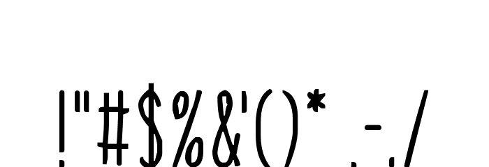Veritas Christmas Font OTHER CHARS