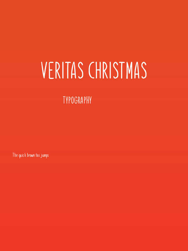 Veritas Christmas Poster