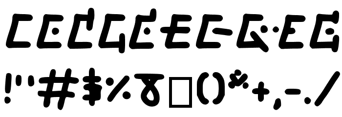 Verlanerand Medium Font OTHER CHARS