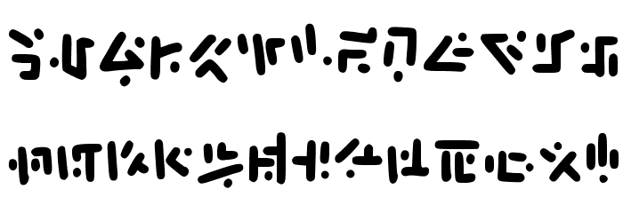 Verlanerand Medium Font LOWERCASE