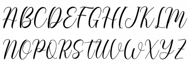 Verlin Font UPPERCASE