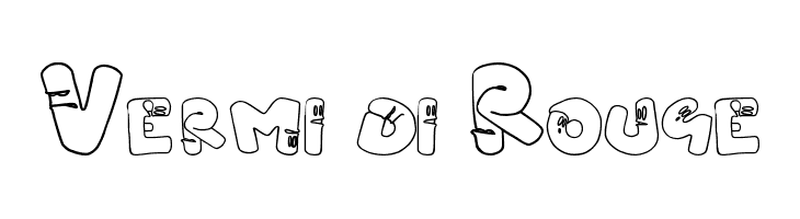 Vermi di Rouge Font