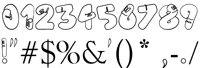Vermi di Rouge Font OTHER CHARS