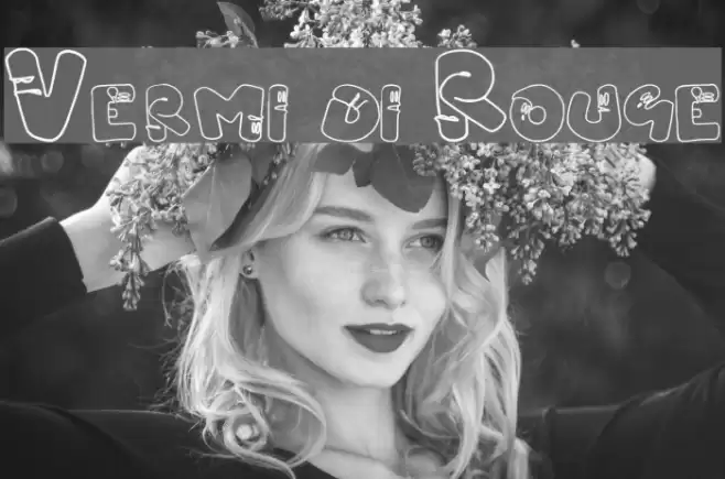 Vermi di Rouge Font examples