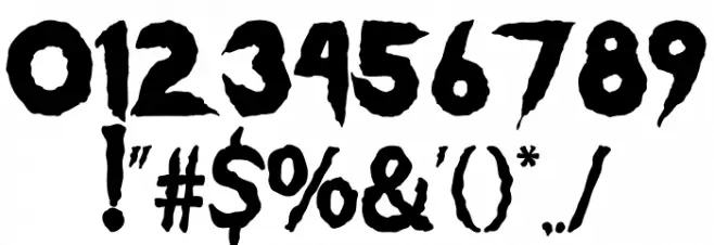 VermillioN Font OTHER CHARS