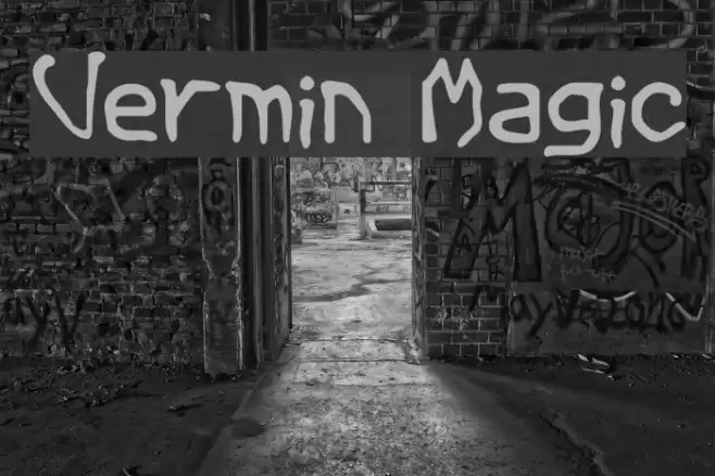 Vermin Magic Fonte examples