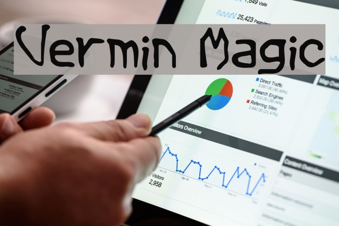 Vermin Magic Fonte examples