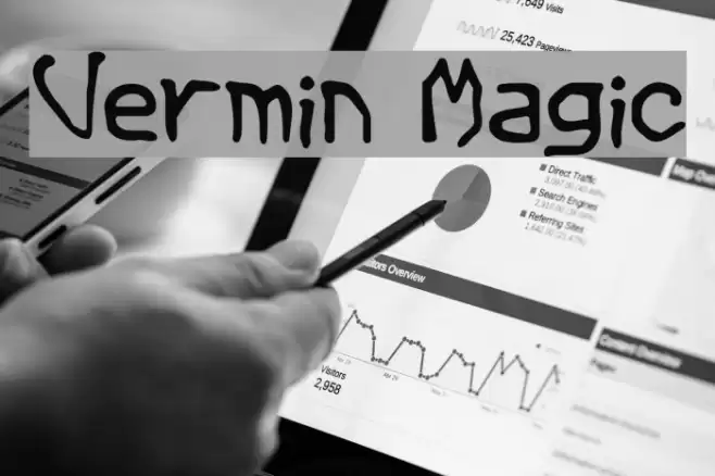Vermin Magic Fonte examples