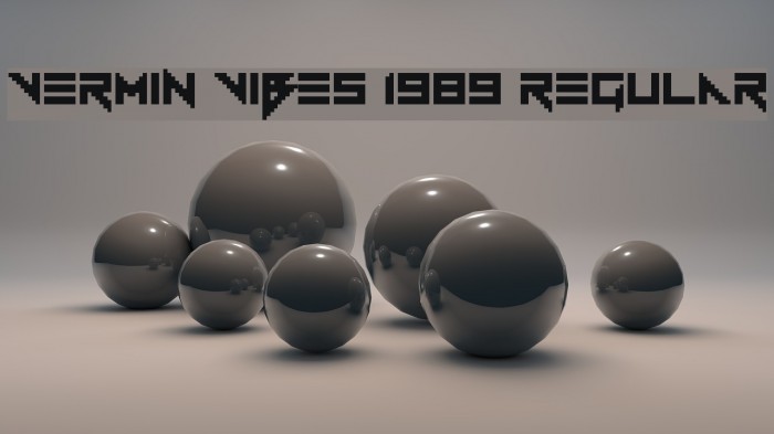 Vermin Vibes 1989 Regular Font examples