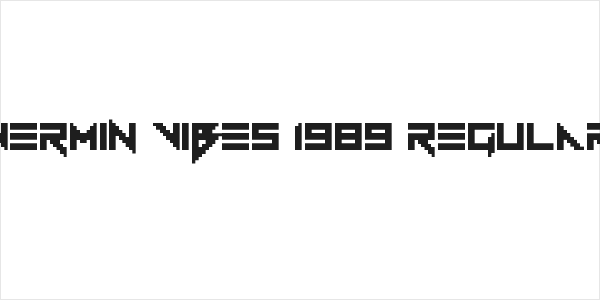 Vermin Vibes 1989 Regular Logo