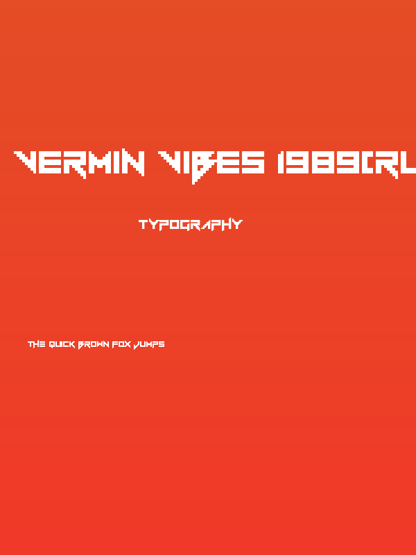 Vermin Vibes 1989(RUS BY LYAJKA Poster