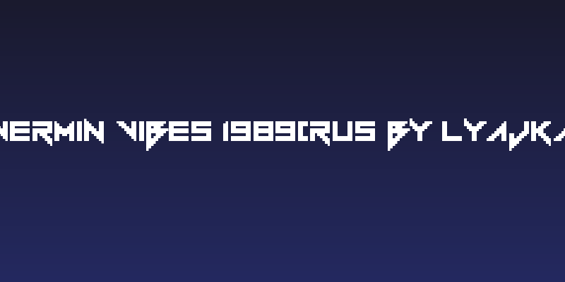 Vermin Vibes 1989(RUS BY LYAJKA Social Header