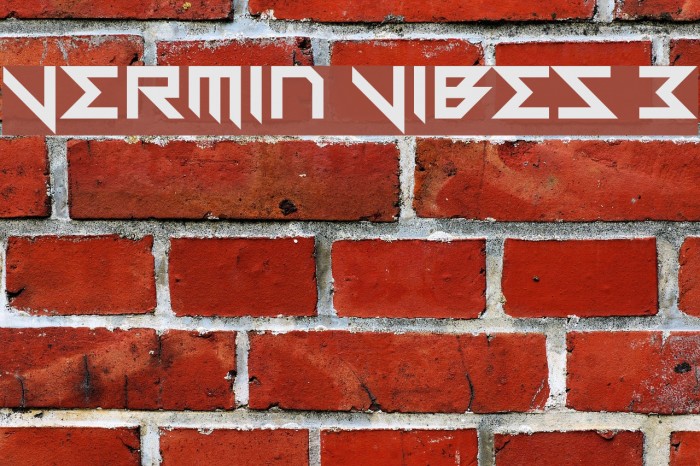 Vermin Vibes 3 Font examples