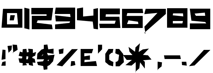 Vermin Vibes Corrupto Font OTHER CHARS